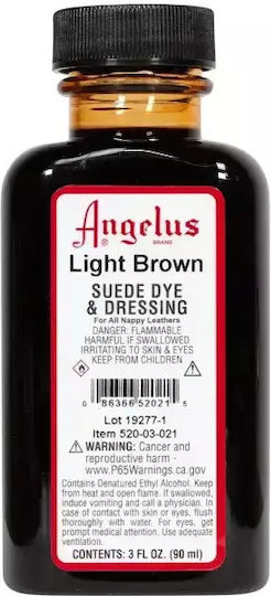 Angelus Light Brown Suede Dye & Dressing 90ml