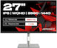 Japannext JN-I270WQHD300F IPS HDR Gaming Monitor 27" QHD 2560x1440 300Hz with Response Time 2ms GTG Grey