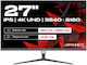 Japannext Japannext I270UHD16FHD32 IPS Gaming Монитор 27" 4K 3840x2160 160Hz