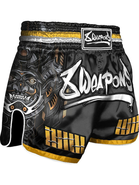 Muay Thai Shorts 8 Weapons Samurai 2.0 Gold