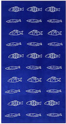 Aquablue Blue Beach Towel