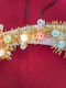 Christmas Illuminated Plastic Star 13x33cm