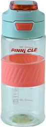 Pinnacle Thermos Bottle Plastic 650ml Coral