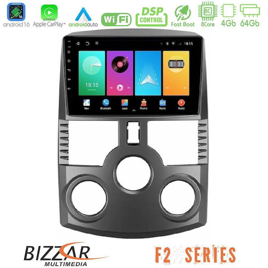 Bizzar Ηχοσύστημα Αυτοκινήτου για Daihatsu Terios 2007-2015 (Bluetooth/USB/WiFi/GPS/Apple-Carplay/Android-Auto) με Οθόνη Αφής 9"
