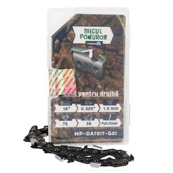 Micul Padurar Lanț 18" 325 Pas 1.5mm Grosimea Ghidurilor 72 Legături De Antrenare 36 Dinți Full-chisel Micul Padurar Lanț 18" 325 Pas 1.5mm Grosimea Ghidurilor 72 Legături De Antrenare 36 Dinți Full-chisel