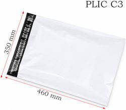 Plicuri de curierat autoadezive C3 350x460 Mm Set 50 Bucăți Film Ldpe Impermeabil