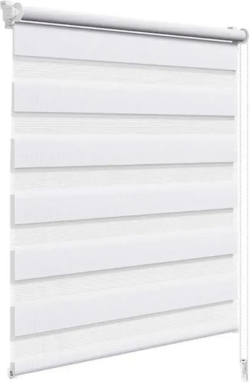 Woltu Woltu Ρollo Rollos Partieller Blackout Doppelt Weiß P65xH130cm