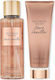 Victoria's Secret Bare Vanilla Set Cadou – Loțiune de corp + Fragrance Mist – Set Parfumat Pentru Femei Cu Aromă De Vanilie