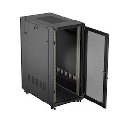 Lanberg Boden Rack-Schränke 19U 60x100cm Schwar...