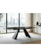 Detroit 983 Ausziehbarer Esszimmertisch Schwarz 160x90x77cm