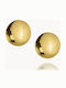 Silver Gold Plated Stud Earrings with Stones