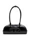Women's Leather Shoulder Bag Black