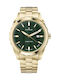 Edox Grand Ocean Ανδρικό Ρολόι 42mm Μπαταρίας με Χρυσό Μεταλλικό Μπρασελέ