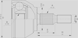 Μπιλιοφ Εξωτ Ford Kuga I Μπιλιοφ Εξωτ Ford Kuga I