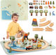 Mamabrum Spielset mit Holz Zug für 3+ Jahre