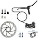 Karasawa 4 Piston Hydraulic Brake Kit + Rotor