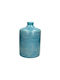 Zaros Zaros Dekorative Keramikvase Türkis 18xH28cm