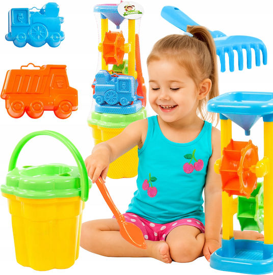 Huge Beach Set Mill Sand Bucket Shovel Rake