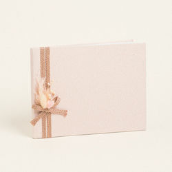 Beauty Home Hochzeitswunschbuch Stern Rosa-Gold Getrocknete Zweige