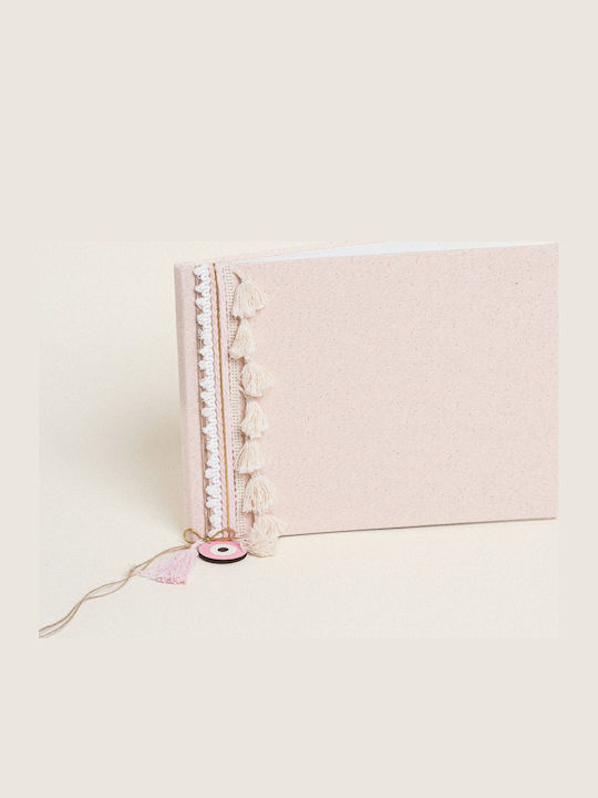 Beauty Home Carte De Dorințe Pentru Nunți Roz Auriu Lurex Lateral