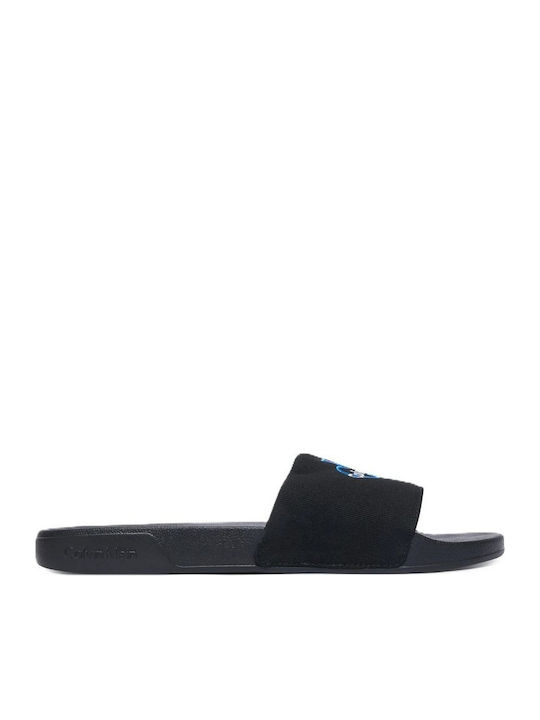 Calvin Klein Men's Black Slides