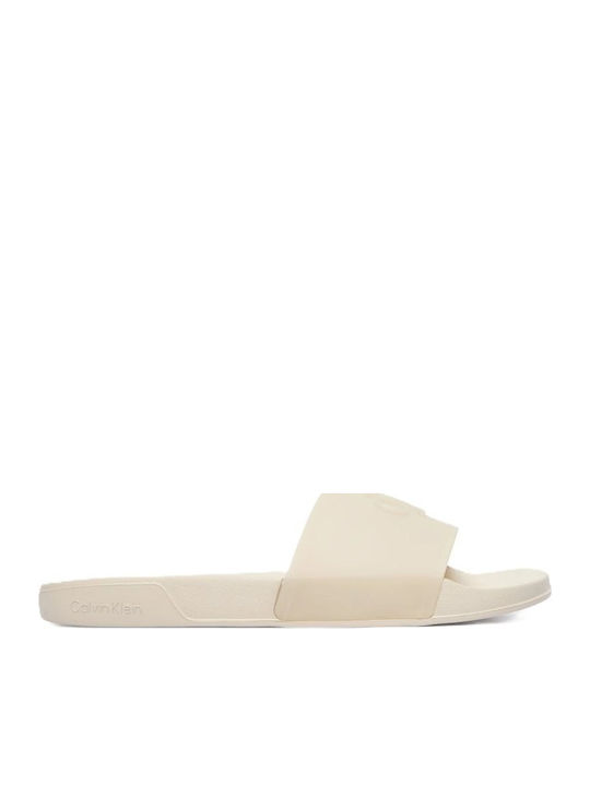 Calvin Klein Slides σε Μπεζ Χρώμα