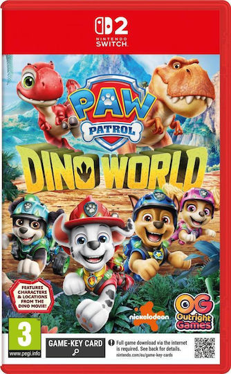 PAW Patrol Dino World Game-Key Card Switch 2 Game Pre-order