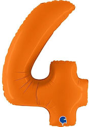 Luftballons Nummern Orange 100 Cm