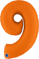 Luftballons Nummern Orange 100 Cm