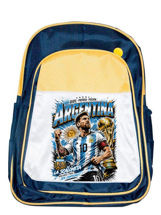 Παιδική Τσάντα Σκούρο Μπλε 41x30x15cm World Cup 2026 Lionel Messi