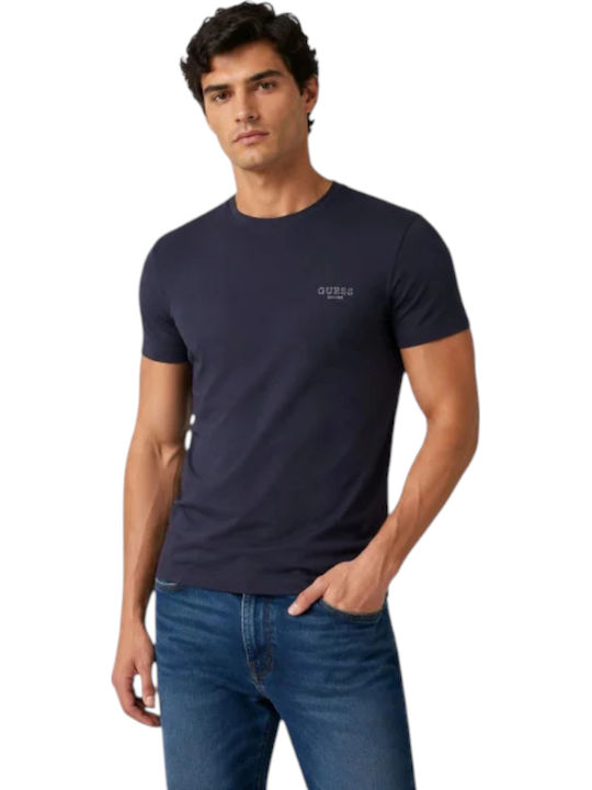 Guess T-shirt Μπλε Ναυτικό