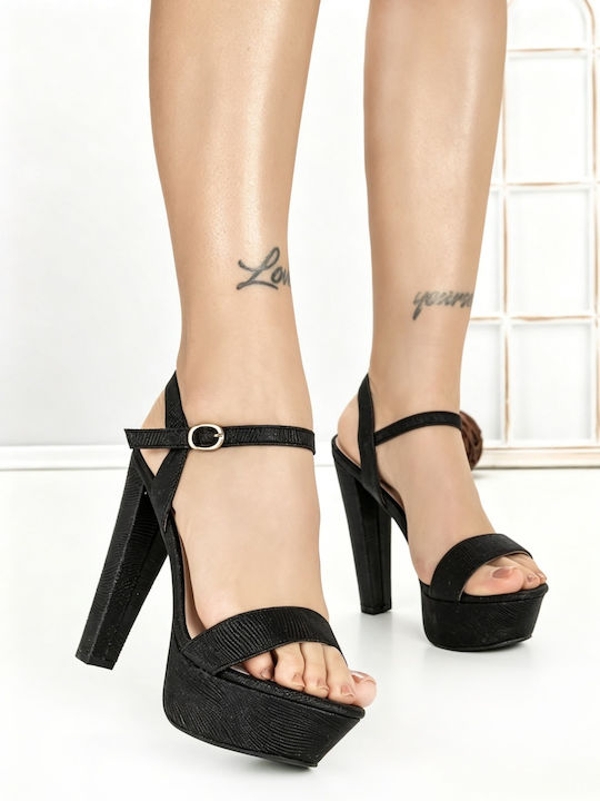 Kalapod Sandale Elegante Damă Negru