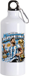 Παγούρι 600ml Λευκό World Cup 2026 Lionel Messi