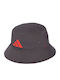 adidas Kids' Bucket Fabric Grey Hat