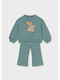 Kids Sweatpants Set Blue 2 Pieces