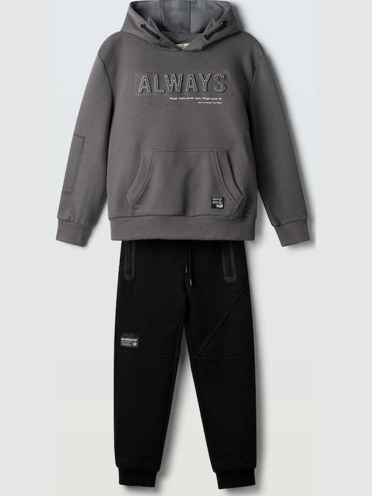 Hashtag Sweatpants Set Grey