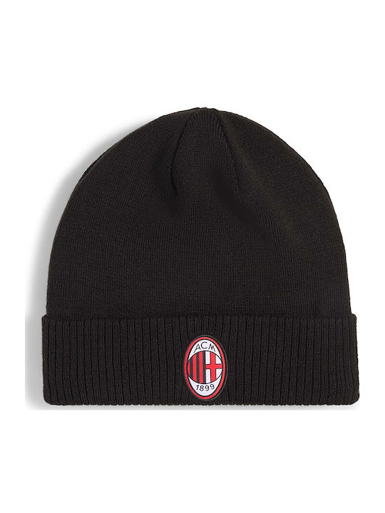 Beanie Unisex Σκούφος Πλεκτός σε Κόκκινο χρώμα