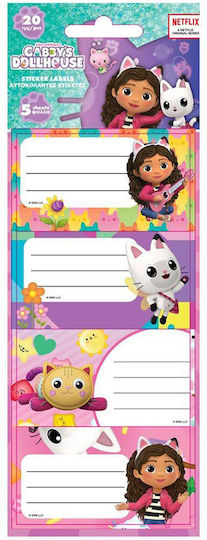 Diakakis Dollhouse Notebook Labels 100 Pieces