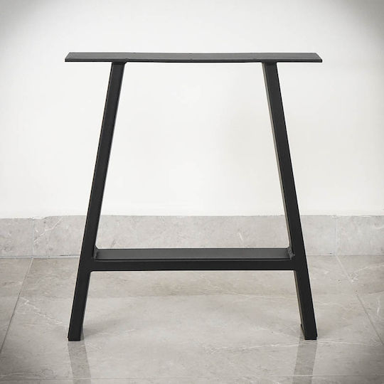 Seart Picior de mobilier din lemn 40x45cm Negru