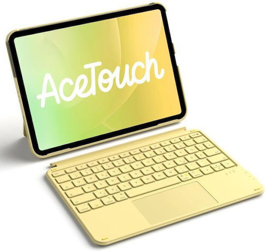 Inateck Acetouch Keyboard Case Kb04122_yellow Yellow Qwertz Ipad 10 9"/11"