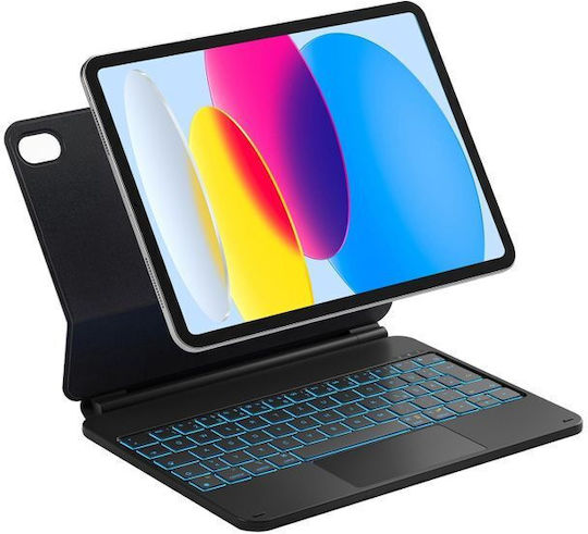 Inateck Kb09119-10 Schwarze Neomagic Magnetische Tablet Hülle-Tastatur Ipad Trackpad Qwertz