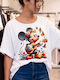 Damen T-Shirt Weiß