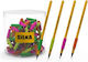 Rubber Handle Pencil Spiral Silka Neon