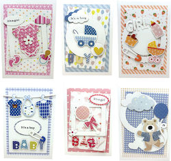 Greeting Cards Birth 3D Envelope 17x21cm