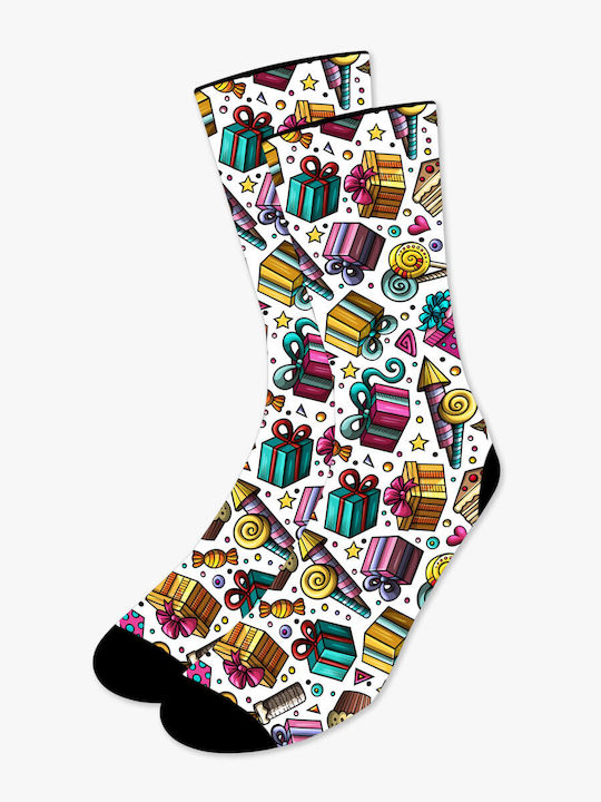 Printed Socks Birthday Party Nodo