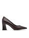 Leather Brown Heels