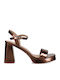 Damen Sandalen Braun