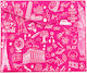 Typotrust Папка с Бутон Doodle A4 33x24см Фуксия