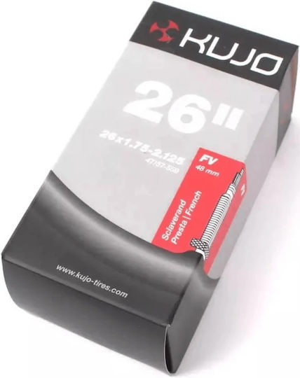 Kujo Bicycle Tyre Inner Tube 26x1.75-2.125 Fv48