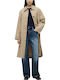 Damen Beige Mantel